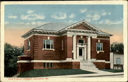 New Public Library Postcard