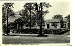 The Old Thacher House, Yarmouthport Cape Cod, MA Postcard Postcard