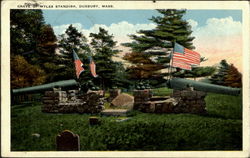 Grave Of Myles Standish Duxbury, MA Postcard Postcard