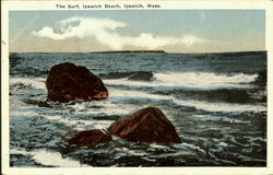 The Surf, Ipswich Bach Postcard