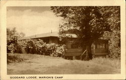 Goddard Lodge Marion's Camp Postcard