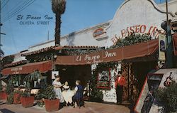 El Paseo Inn Olivera Street Postcard