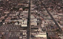 Aerial View of San Bernardino California Postcard Postcard Postcard