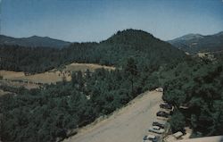 Panorama from Roof Garden showing Sugar Loaf and Mt. St. Helena, St. Helena Sanitarium California Postcard Postcard Postcard