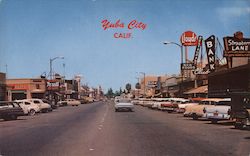 Street Scene Yuba City, CA Postcard Postcard Postcard