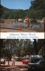 Lakeview Haven Resort, Blue Lakes Ukiah, CA Postcard Postcard Postcard