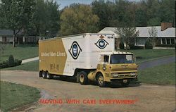 United Van Lines moving van Trucks Postcard Postcard Postcard