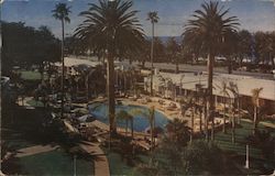 Hotel Miramar Turquoise Pool Santa Monica, CA Postcard Postcard Postcard