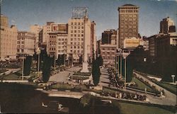 Union Square San Francisco, CA Postcard Postcard Postcard