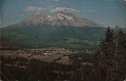 Mount Shasta City California Postcard Postcard Postcard