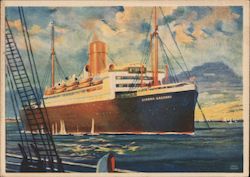 Sierra Salvada, Twin Screw Steamer, Norddeutscher Lloyd Bremen Postcard