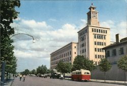 Telegraph and Telephone building. Postcard