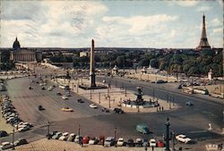 La place de la Concorde Postcard