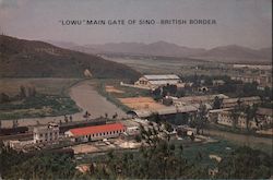 "Lowu" Main Gate of Sino-British Border Hong Kong China Postcard Postcard Postcard