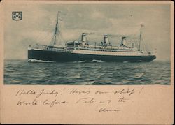 HAPAG - Hamburg-Amerika-Linie Postcard