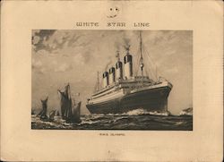 R.M.S Olympic Postcard