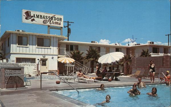 Ambassador Arms Motel Desert Hot Springs, CA Postcard