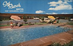 Sky Ranch Motel Postcard