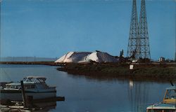 Mountain of Salt at Redwood City's Deep Water Port San Francisco, CA Postcard Postcard Postcard