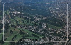 Aerial View of Richmond California Postcard Postcard Postcard