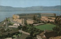 Overall view of the cell blocks San Quentin, CA Postcard Postcard Postcard