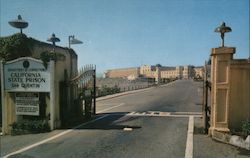 Main Gate to San Quentin Prison Postcard