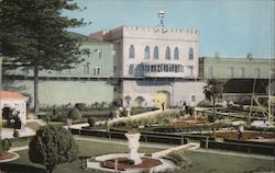 San Quentin Prison Garden Postcard