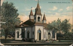 First Baptist Church Willows, CA Postcard Postcard Postcard