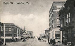 Fifth St. Eureka, CA Postcard Postcard Postcard