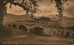 New Bridge Over Conn Creek Postcard