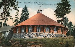 Round House Cafe, Pinecrest San Bernardino, CA Postcard Postcard Postcard