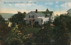 William S. Hart Residence Postcard