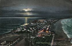 Tent City By Moonlight Coronado, CA Postcard Postcard Postcard