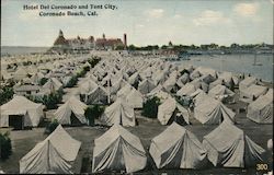 Hotel Del Coronado and Tent City California Postcard Postcard Postcard