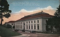 California Hall, Boalt Hall in Distance, University of California Berkeley, CA Postcard Postcard Postcard