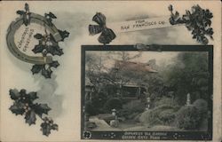 Christmas Greetings - Japanese Tea Garden, Golden Gate Park Postcard