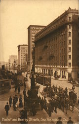 Market and Kearny Streets San Francisco, CA Postcard Postcard Postcard