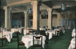 Dining Room, Hotel Stewart Postcard