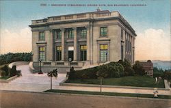 Residence overlooking Golden Gate San Francisco, CA Postcard Postcard Postcard