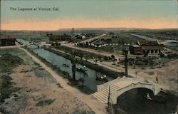 The Lagoons Venice, CA Postcard Postcard Postcard