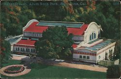 Natatorium Alum Rock Park Postcard