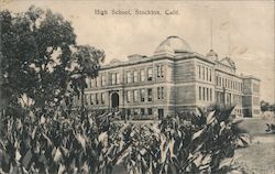 High School Stockton, CA Postcard Postcard Postcard