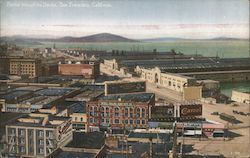 Partial View of the Docks in San Francisco, CA Postcard