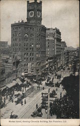 Market Street, Showing Chronicle Building Postcard