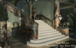 Grand Stairway, Hotel Virginia Postcard