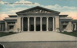 High School Auditorium Postcard