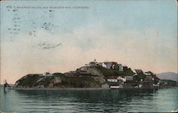 Alcatraz Island, San Francisco Bay California Postcard Postcard Postcard