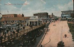 Long Beach from the Pier California Postcard Postcard Postcard