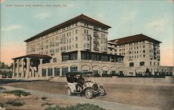 Hotel Virginia from Seashore Postcard