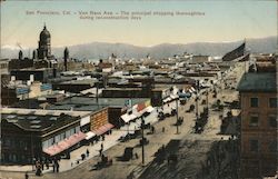 Van Ness Ave. Reconstruction Days Postcard